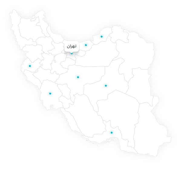 نقشه پوششدهی مناطق داتوان